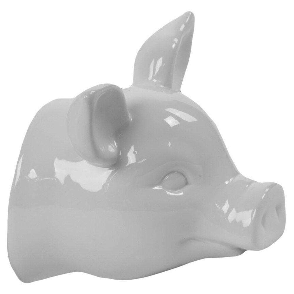 Ceramic Farmhouse Taxidermy Pig